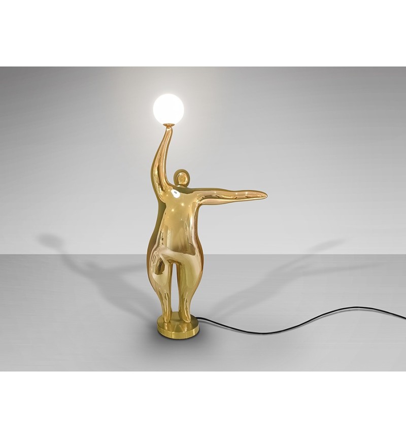 Figura luminosa El Globo SCHULLER VALENCIA oro