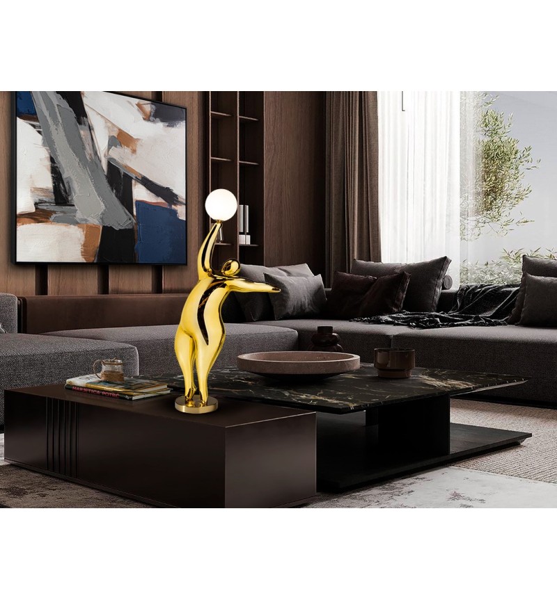 El Globo SCHULLER VALENCIA gold light figure
