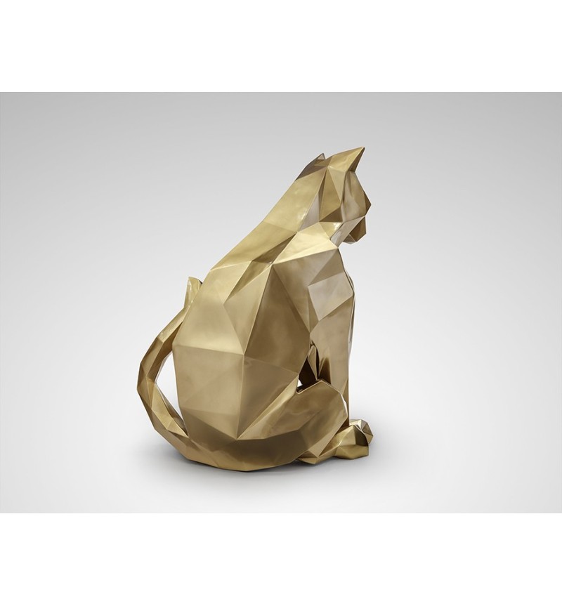Figura Future Cat SCHULLER VALENCIA gatto oro