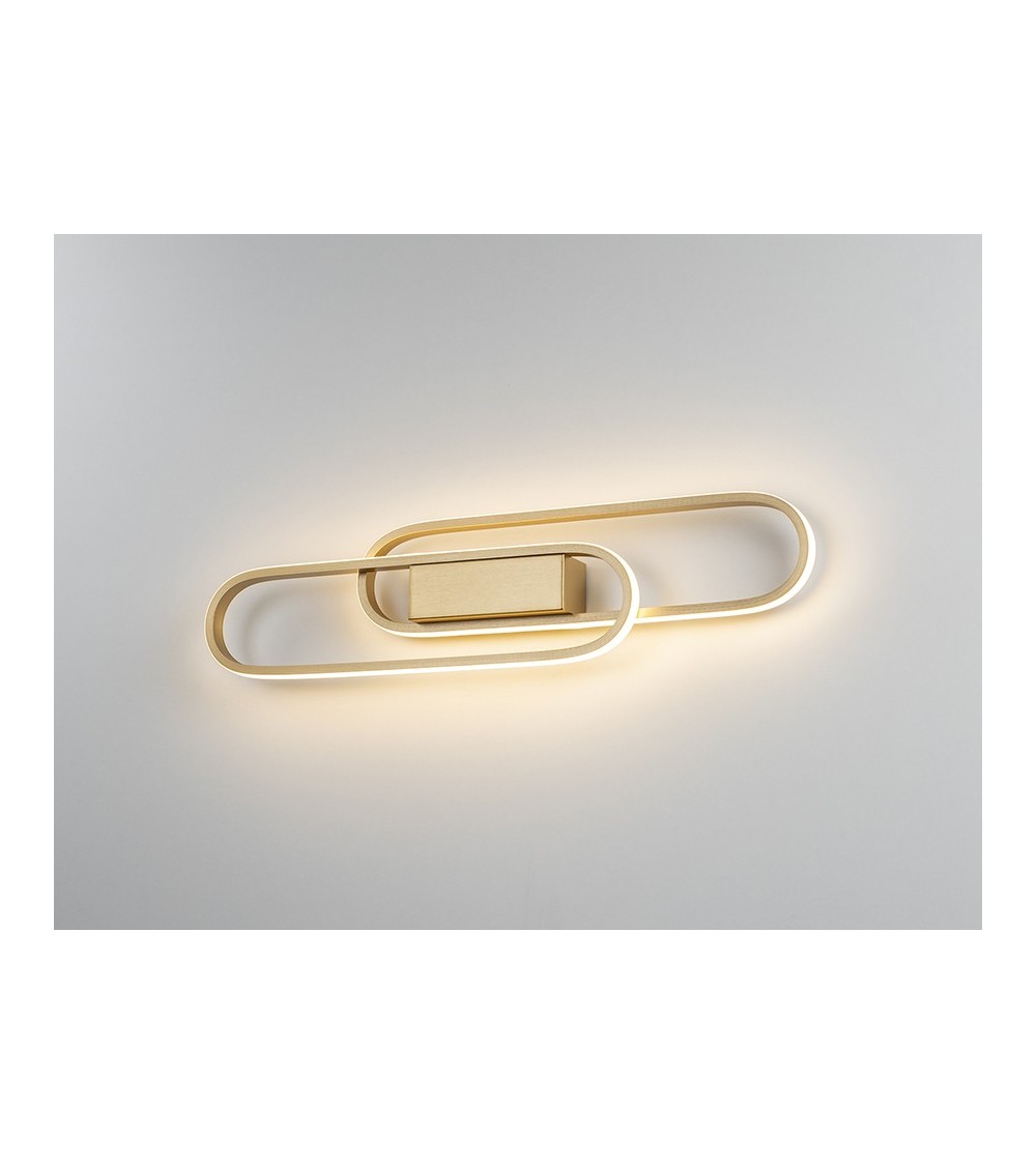 Odele SCHULLER VALENCIA golden LED wall lamp