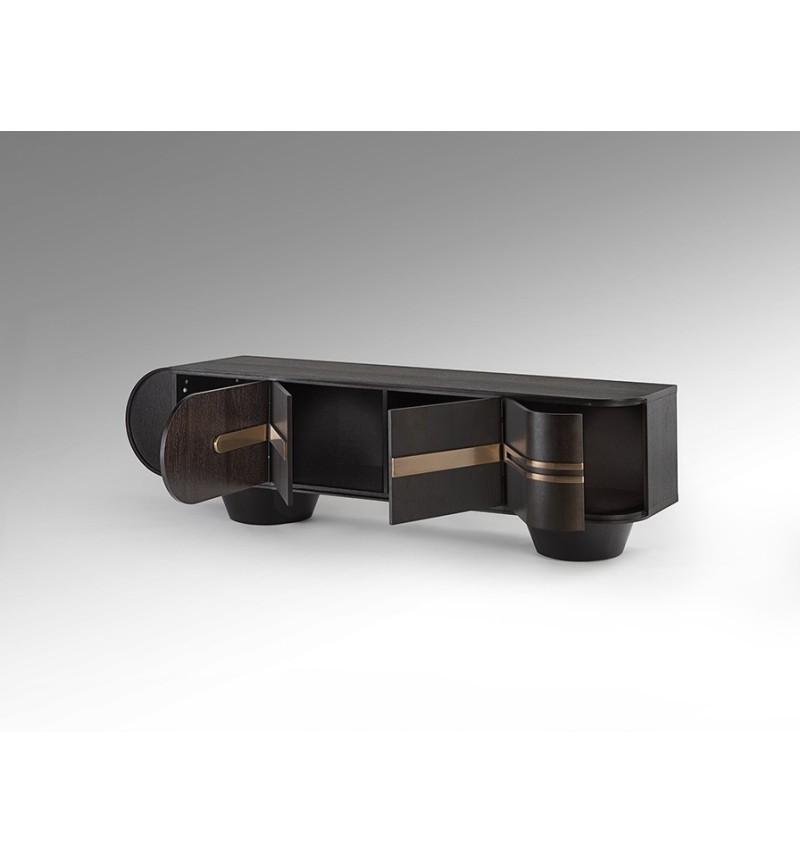 Luca SCHULLER VALENCIA dark oak TV unit