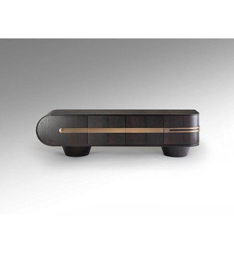 Mueble TV Luca SCHULLER VALENCIA roble oscuro