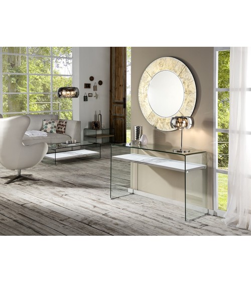 Console Sonoma SCHULLER VALENCIA marbre blanc