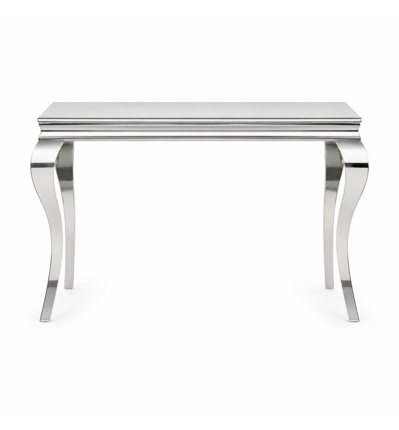 Console Barroque SCHULLER VALENCIA acier verre
