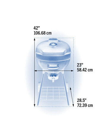 Barbecue a carbonella NAPOLEON PRO22K-LEG | Bhome