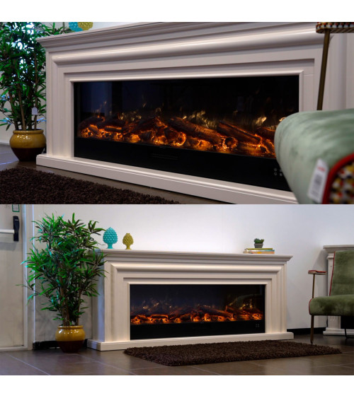 SINED Ispica 108 Built-In Electric Fireplace