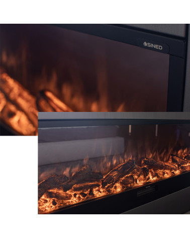 SINED Ispica 108 Built-In Electric Fireplace