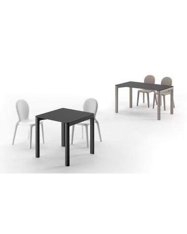 Chloé outdoor table with HPL top – PLUST | Bhome