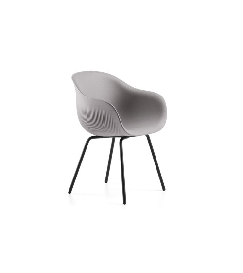 Fauteuil Fade outdoor avec pieds en métal – PLUST | Bhome