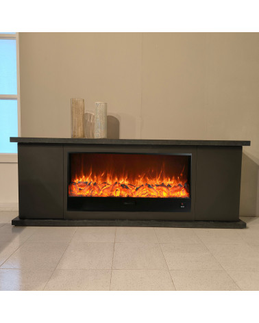 SINED Arosio 108 Cabinet with Electric Fireplace 1500 W