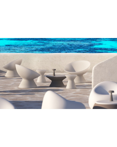 Fade Low Stool outdoor et table d’appoint – PLUST | Bhome