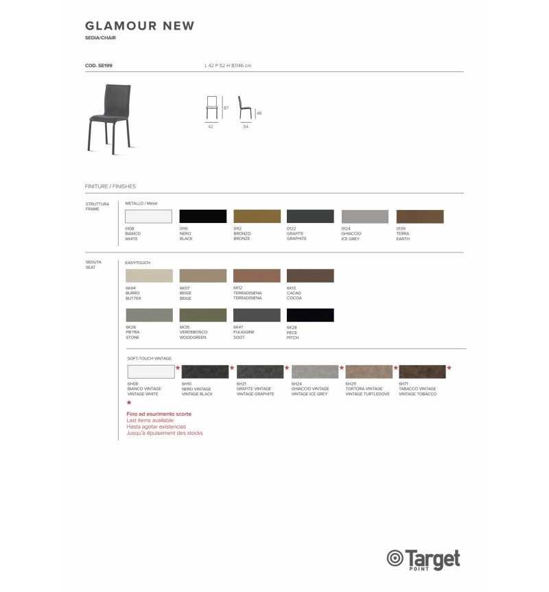 Glamour New Stuhl – Target Point | Bhome by Arredi Barbàra