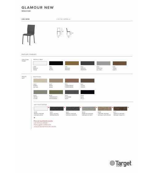 Sedia Glamour New – Target Point | Bhome by Arredi Barbàra