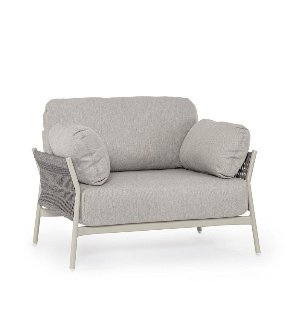 Poltrona “PARDIS” outdoor in corda Olefin – BIZZOTTO
