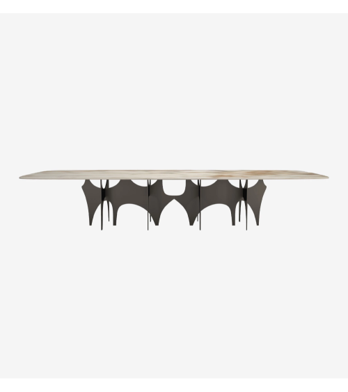 Tavolo "Gotham Artistic Glass" 400 cm | BHOME by Arredi Barbàra