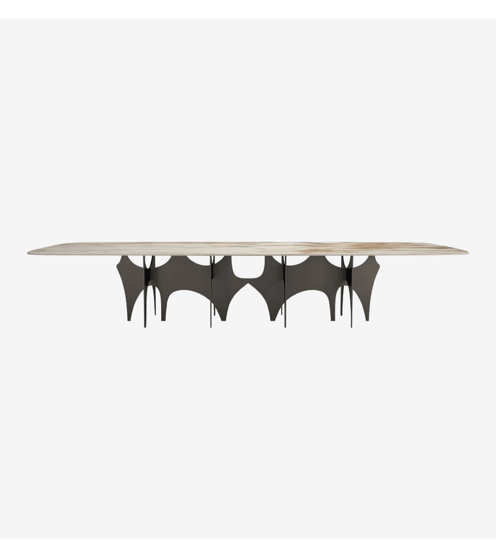 Tavolo "Gotham Artistic Glass" 400 cm | BHOME by Arredi Barbàra