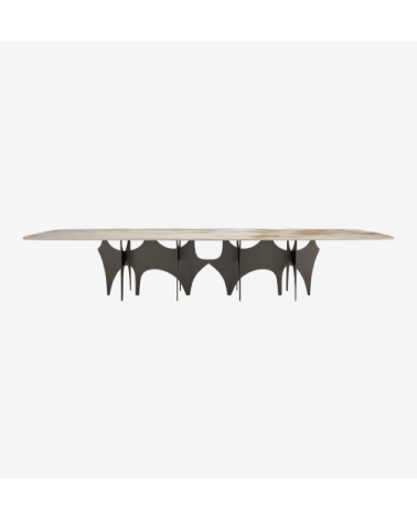 Tavolo "Gotham Artistic Glass" 400 cm | BHOME by Arredi Barbàra