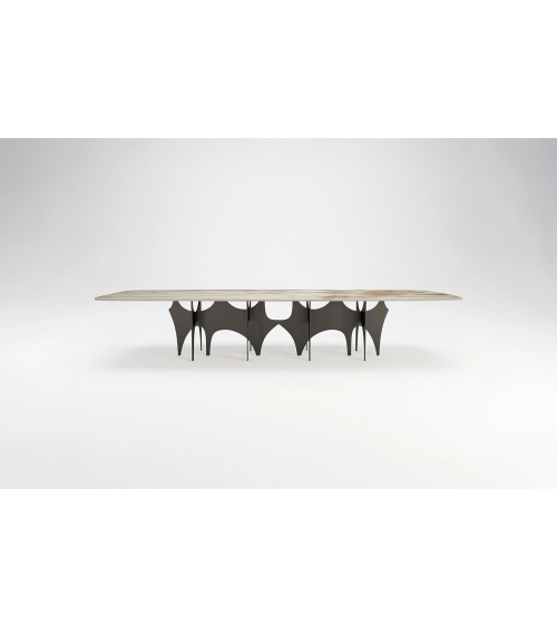 Tavolo "Gotham Artistic Glass" 400 cm | BHOME by Arredi Barbàra