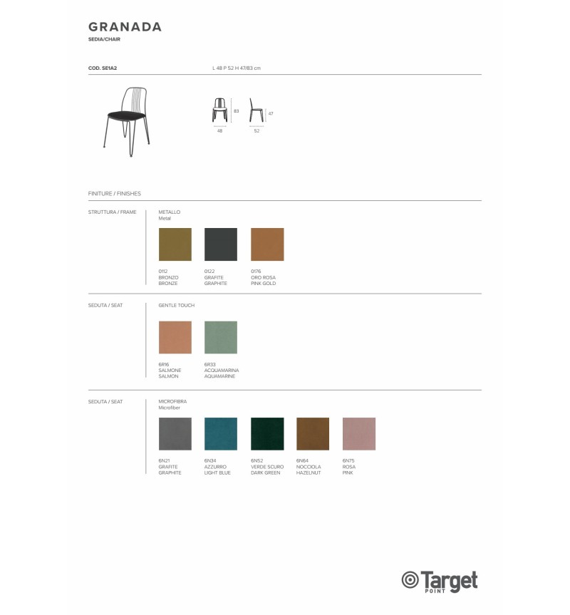 Chaise Granada – Target Point | Bhome by Arredi Barbàra