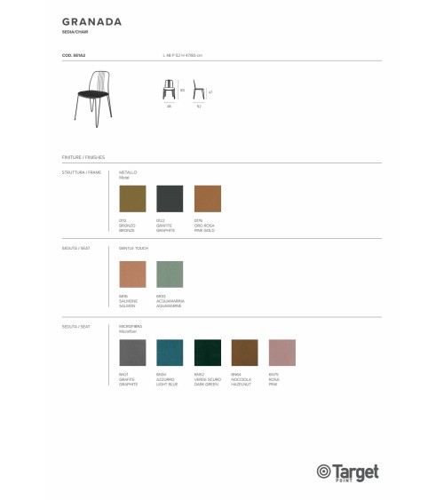 Chaise Granada – Target Point | Bhome by Arredi Barbàra