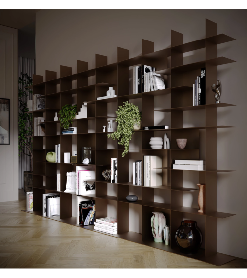 Libreria "Loft" modulare in metallo | BHOME by Arredi Barbàra