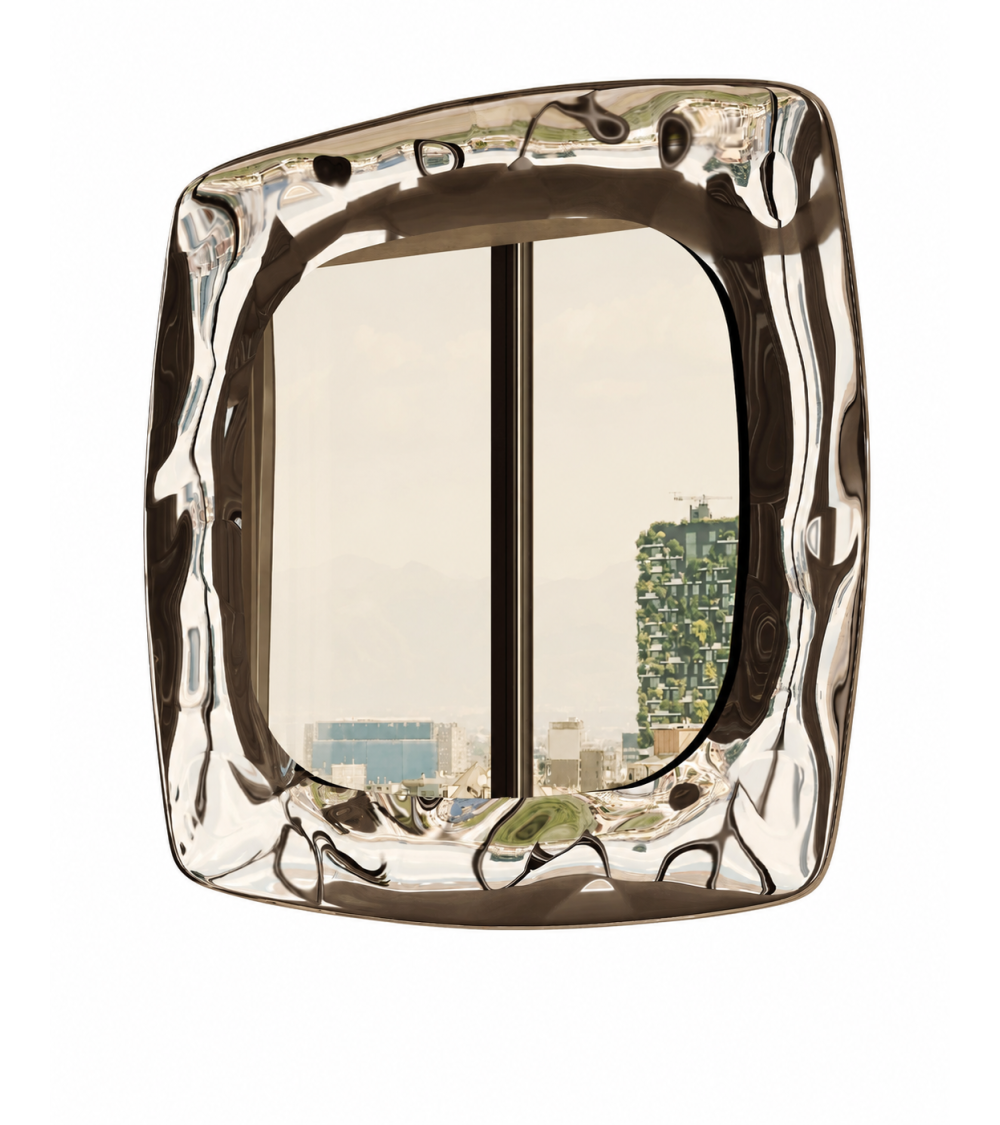 Spiegel "Eos" mit Rahmen aus Schmelzglas | BHOME by Arredi Barbàra