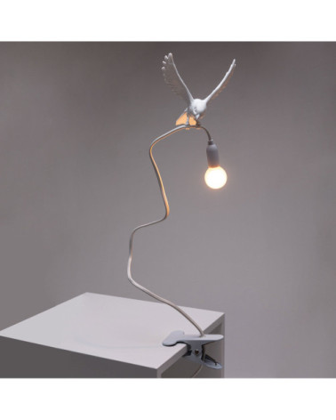 Lampada da tavolo "Sparrow con morsetto - Landing" | BHOME by Arredi Barbàra