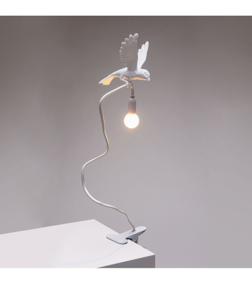 Lampada da tavolo "Sparrow con morsetto - Landing" | BHOME by Arredi Barbàra