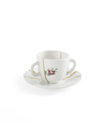Tazza da caffè "Kintsugi Tazza da Caffè con Piattino 03" | BHOME by Arredi Barbàra