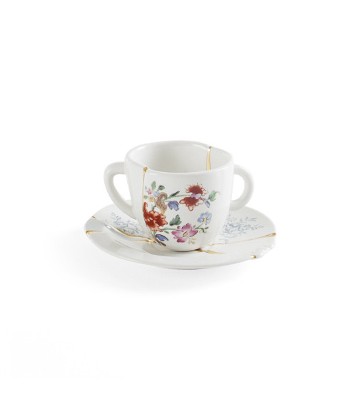 Tazza da caffè "Kintsugi Tazza da Caffè con Piattino 03" | BHOME by Arredi Barbàra