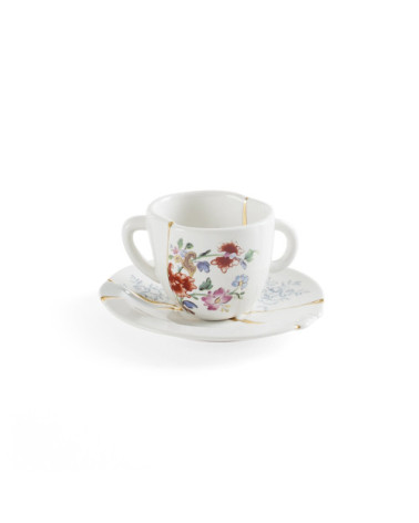 Tazza da caffè "Kintsugi Tazza da Caffè con Piattino 03" | BHOME by Arredi Barbàra