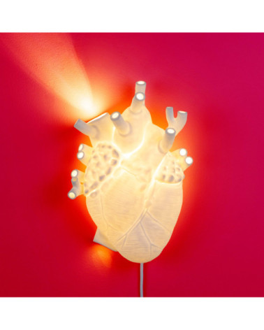 Lampada da parete "Heart Lamp" | BHOME by Arredi Barbàra