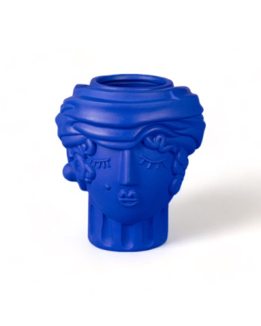 Vaso "in Terracotta Women Blu" | BHOME by Arredi Barbàra