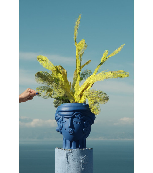 Vaso "in Terracotta Women Blu" | BHOME by Arredi Barbàra