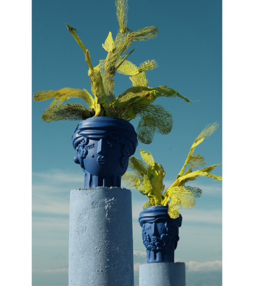 Vaso "in Terracotta Women Blu" | BHOME by Arredi Barbàra