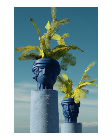 Vaso "in Terracotta Women Blu" | BHOME by Arredi Barbàra