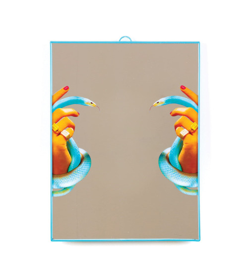 Espejo"Hands with Snakes"30 x 40 cm –SELETTI | BHOME by Arredi Barbàra
