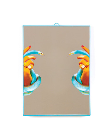 Espejo"Hands with Snakes"30 x 40 cm –SELETTI | BHOME by Arredi Barbàra