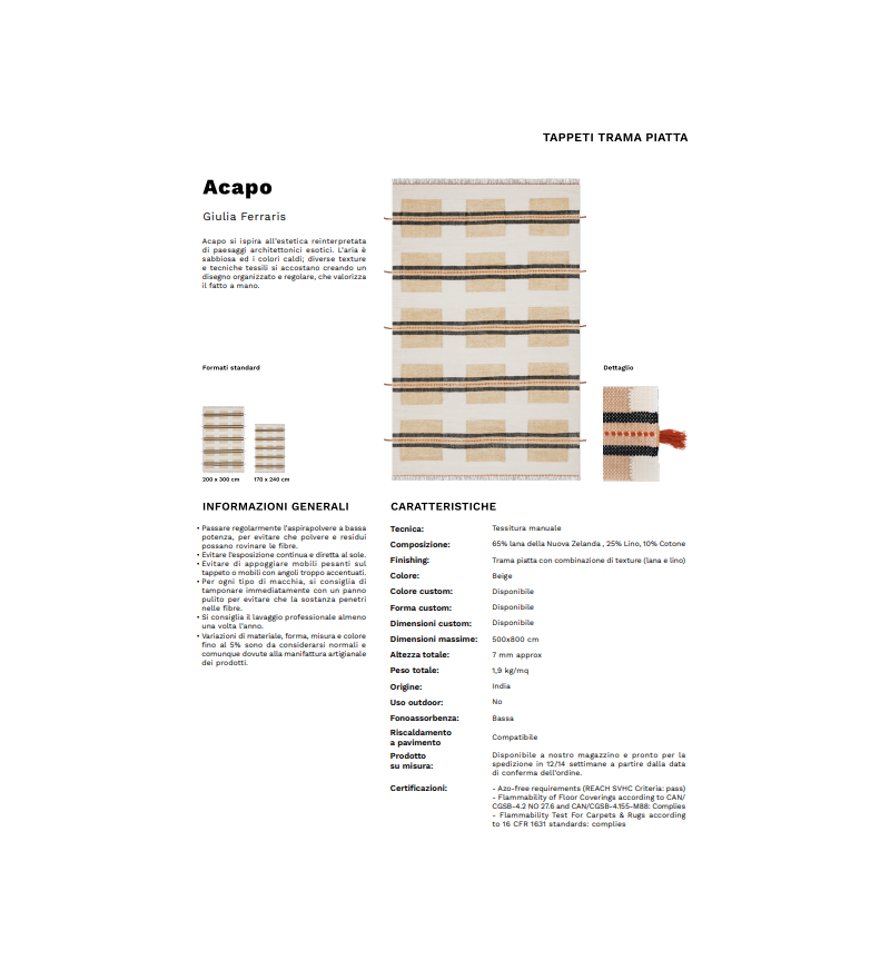 Acapo Karpeta | Bhome by Arredi Barbàra