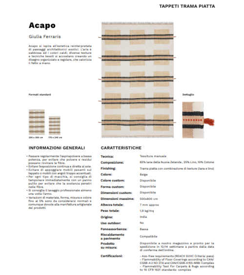 Acapo Karpeta | Bhome by Arredi Barbàra