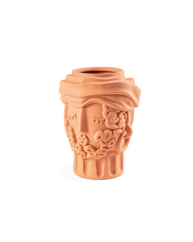 Vaso "Magna Graecia Vaso in Terracotta Man" | BHOME by Arredi Barbàra