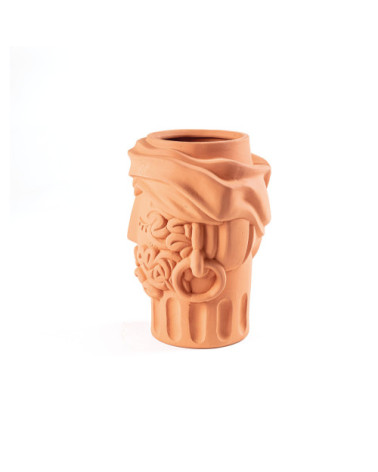 Vaso "Magna Graecia Vaso in Terracotta Man" | BHOME by Arredi Barbàra