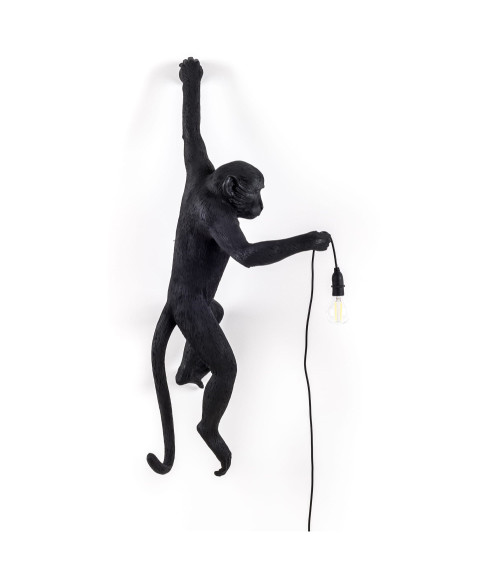 Wandlampe"The Monkey Lamp Nera Version Left" – SELETTI | BHOME by Arredi Barbàra