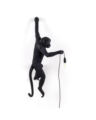 Lampada da parete "The Monkey Lamp Nera Version Left" | BHOME by Arredi Barbàra