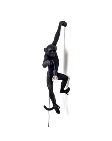 Lampada da parete "The Monkey Lamp Nera Version Left" | BHOME by Arredi Barbàra
