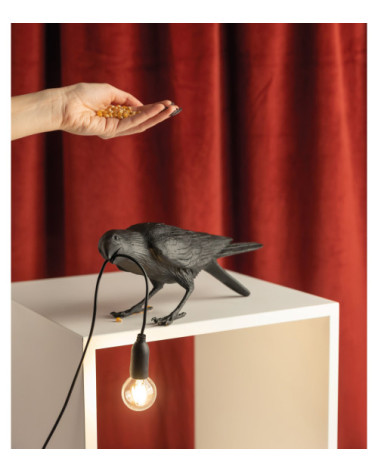 Lampadina "Bird Lamp Nero Playing" | BHOME by Arredi Barbàra