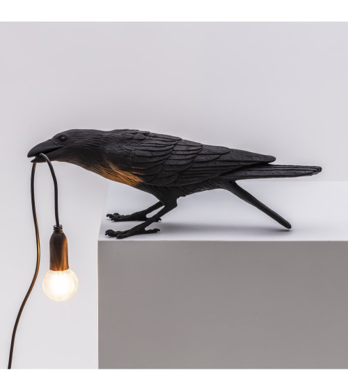 Lampadina "Bird Lamp Nero Playing" | BHOME by Arredi Barbàra