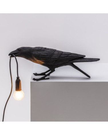 Lampadina "Bird Lamp Nero Playing" | BHOME by Arredi Barbàra