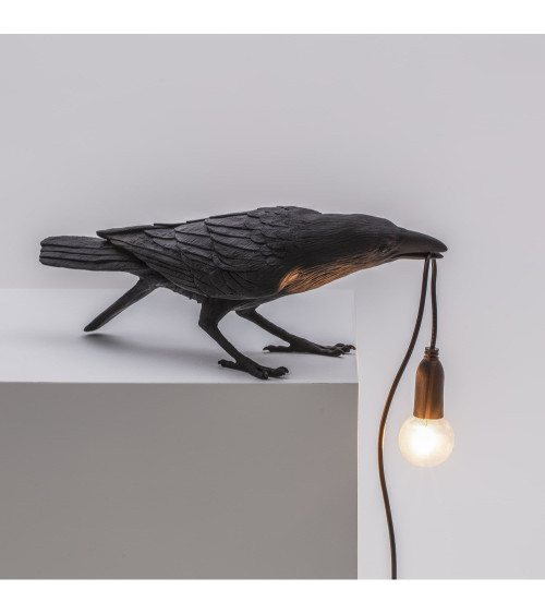 Lampadina "Bird Lamp Nero Playing" | BHOME by Arredi Barbàra