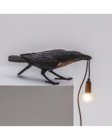 Lampadina "Bird Lamp Nero Playing" | BHOME by Arredi Barbàra